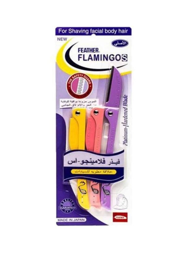 Flamingo Face And Body Razor 3 Pieces